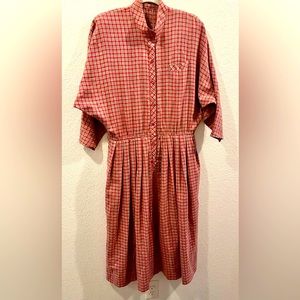 Vintage plaid dress